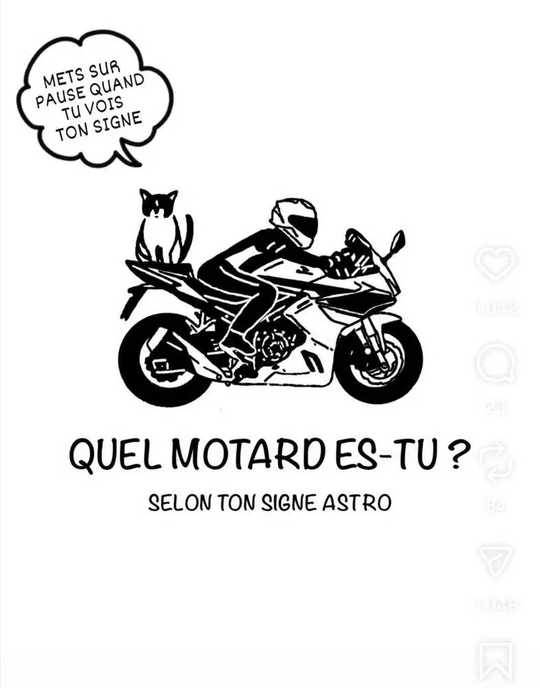 Illustration humoristique : quel motard es-tu ?